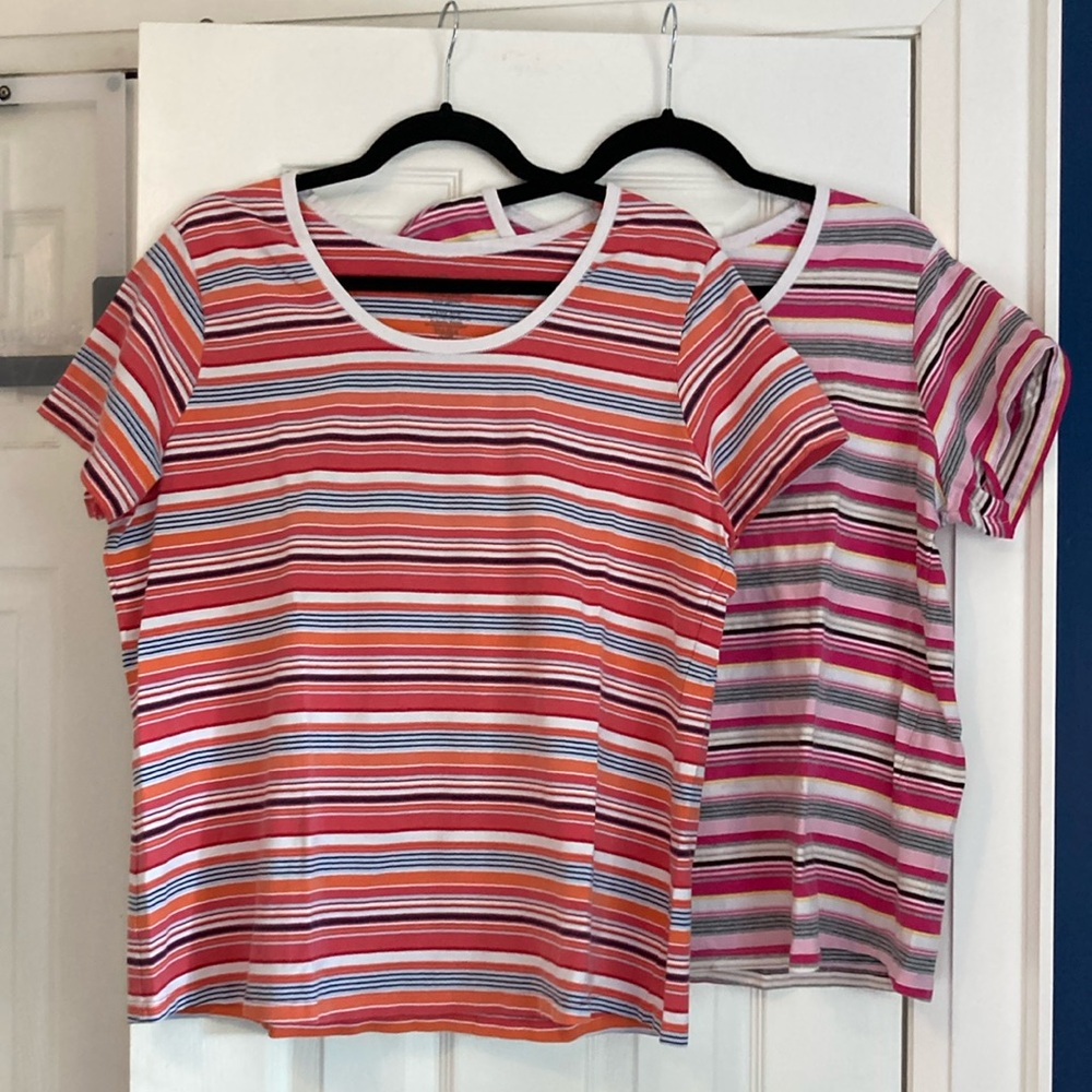 ⚡️3/$10⚡️ Pink and Orange Short Sleeve T-Shirt Set